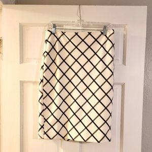 striped pencil skirt